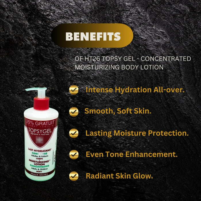 HT26 Topsy Gel - Concentrated Moisturizing Body Lotion