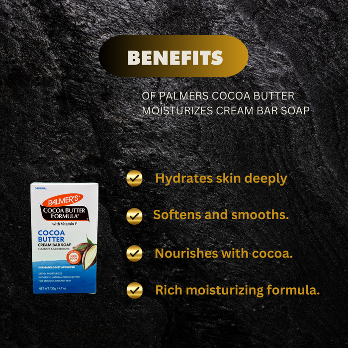 Palmers Cocoa Butter Moisturizes Cream Bar Soap 133g