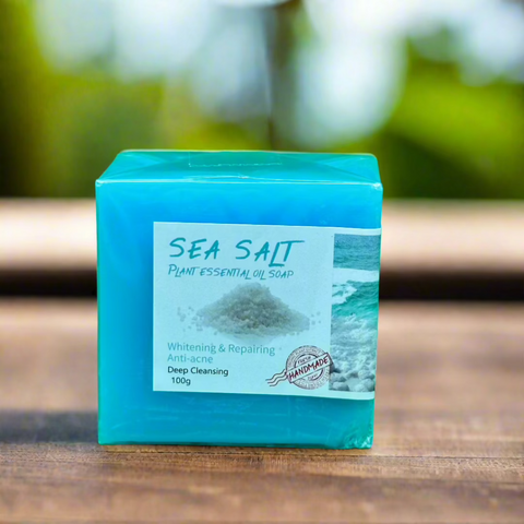 Sea Salt Plant Essential Soap-100g