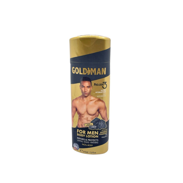 GoldMan Ultra hydrating For Men body lotion face  & body 215ml