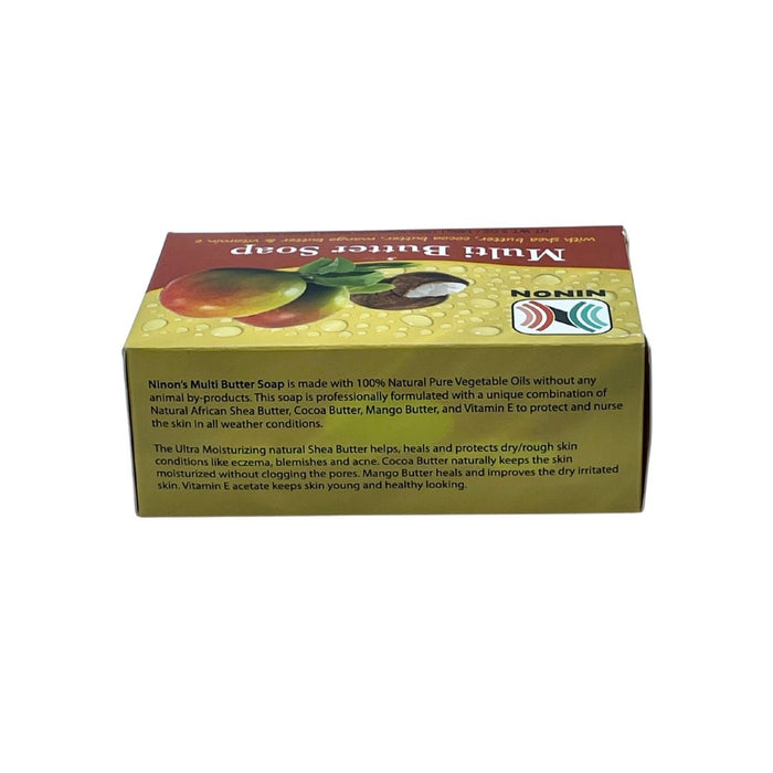NINON Multi Butter Soap Is Made with 100% Natural Pure Vegetable Oils 5oz