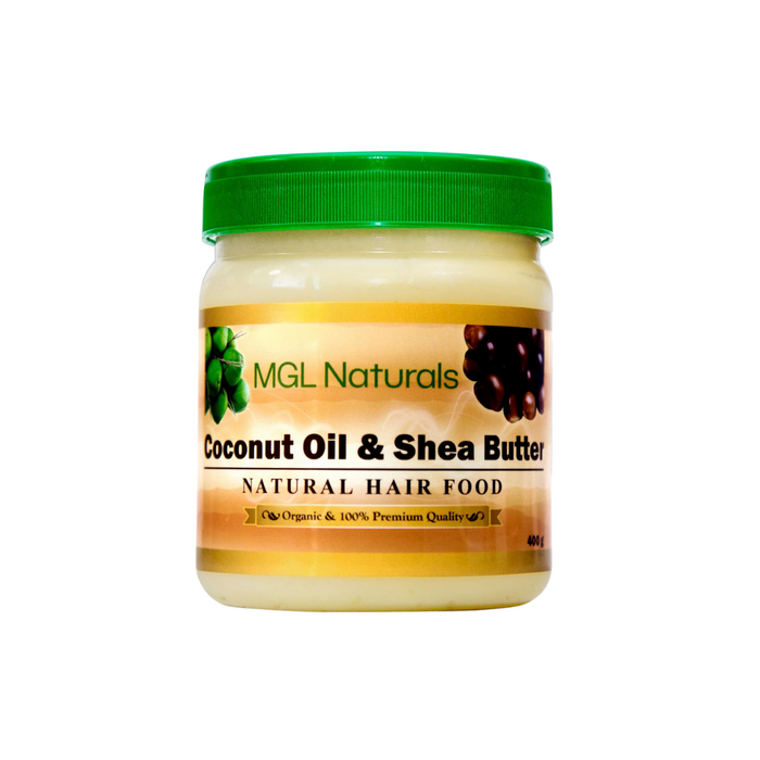 MGL Naturals Coconut Oil and Shea Butter Natural Hair Food 400g | USA