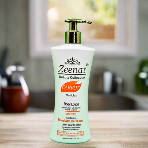 Zeenat Carrot Multiplex Skin Clarifying Lotion 500 ml/17 oz