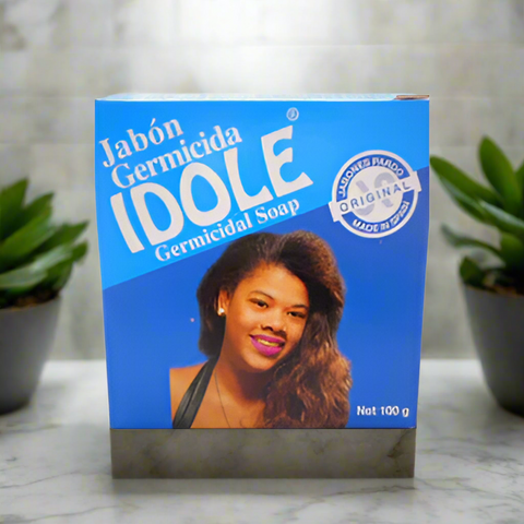 Idole Blue Medicated Germicidal Antiseptic Soap 100 g (pack of 6)