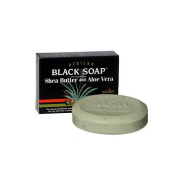 Madina African Black Soap Shea Butter and Aloe Vera 3.5 oz
