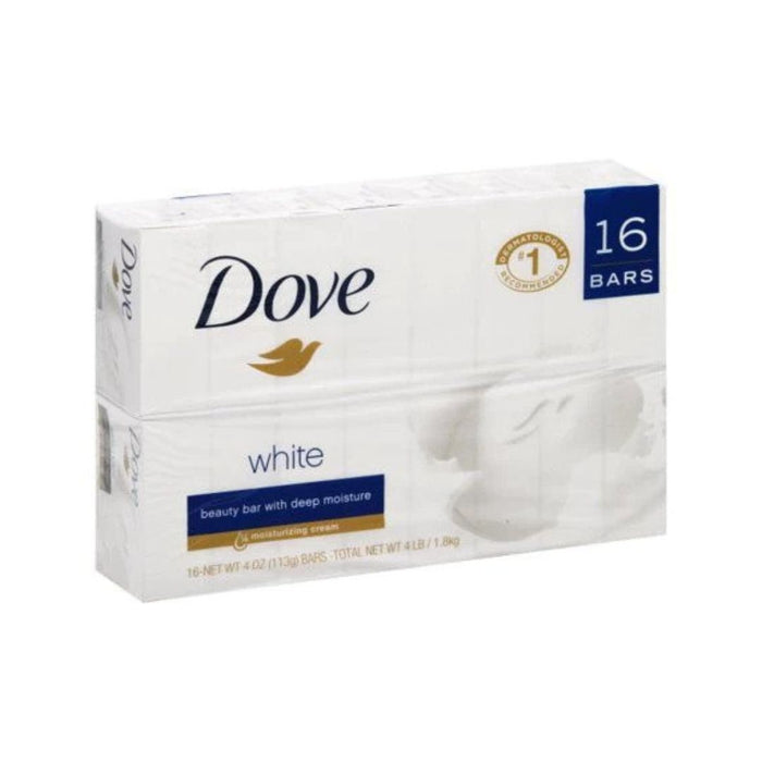 Dove Beauty Bar, White 4 oz, 16 Bar