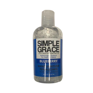 Simple Grace Blueberry Hand Sanitizer 8oz (Clarence)