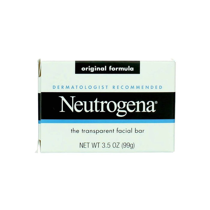 Neutrogena Transparent Facial Bar, Original Formula, Fragrance-Free 3.5 oz