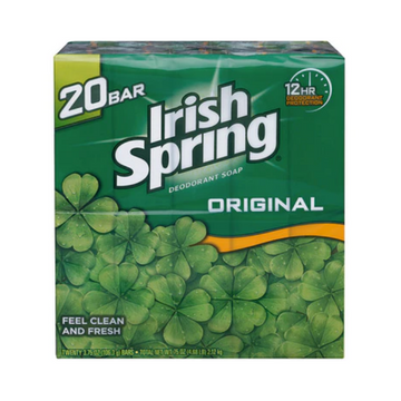 Irish Spring Original Bar Soap 4 oz/ 20 ct