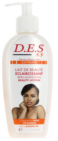 D.E.S 5.5 Extreme Skin Beauty Lotion 17oz